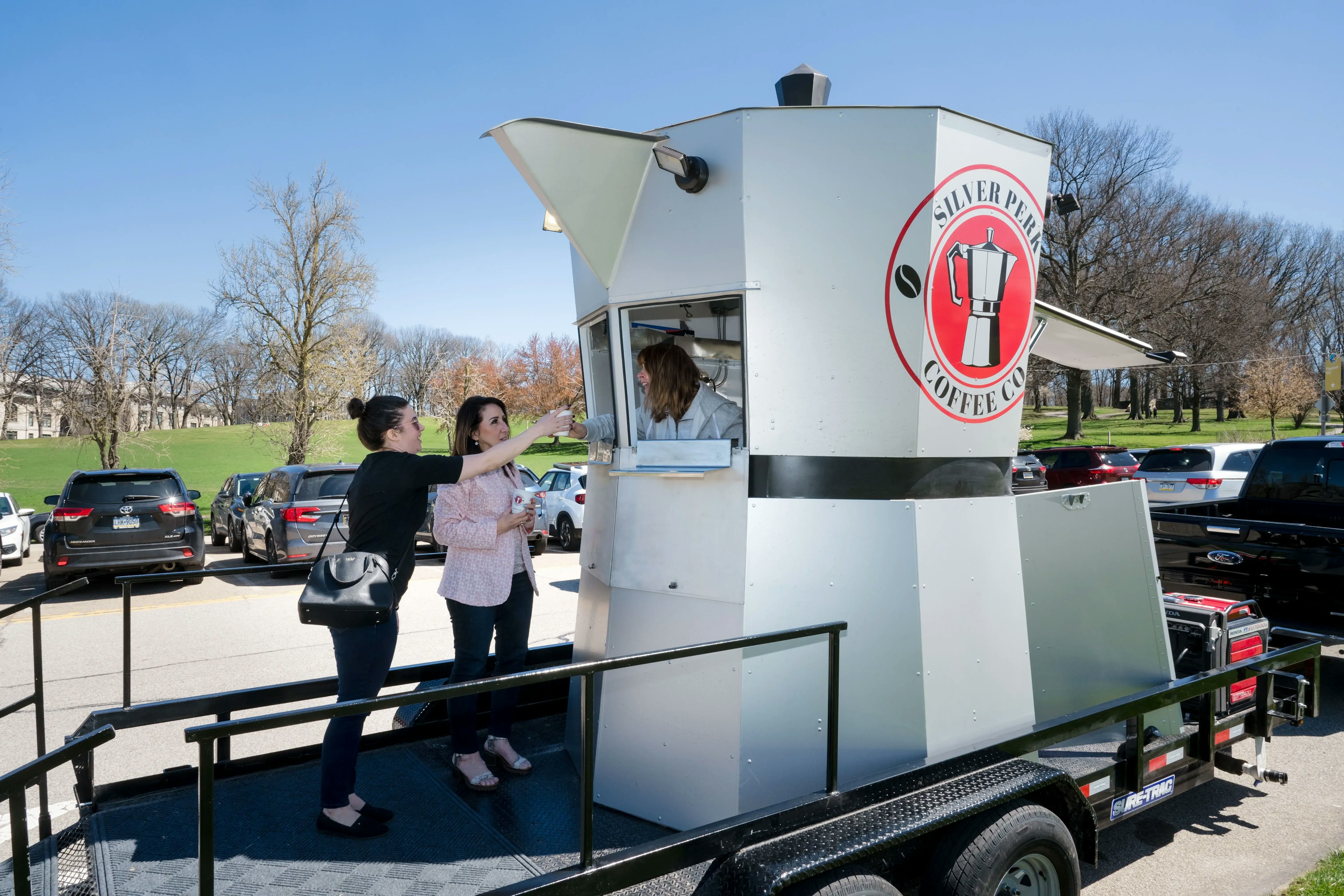 coffee truck in the park